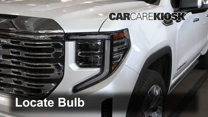 2022 GMC Sierra 1500 Denali 3.0L 6 Cyl. Turbo Diesel Lights Turn Signal - Front (replace bulb)